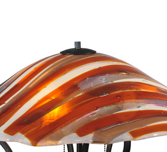 65"H Marina Fused Glass Floor Lamp