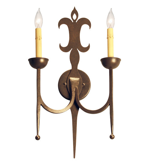 14" Wide San Simone 2 Light Wall Sconce