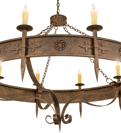 66" Wide Calandra 10 Light Chandelier