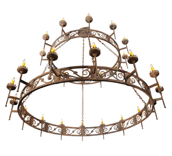 83"W Majella 2 Tier Chandelier