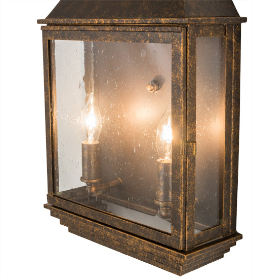 10"W Bastille Lantern Wall Sconce