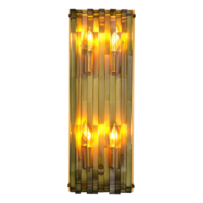 Wall Lamp Nuvola L Antique Brass Finish UL