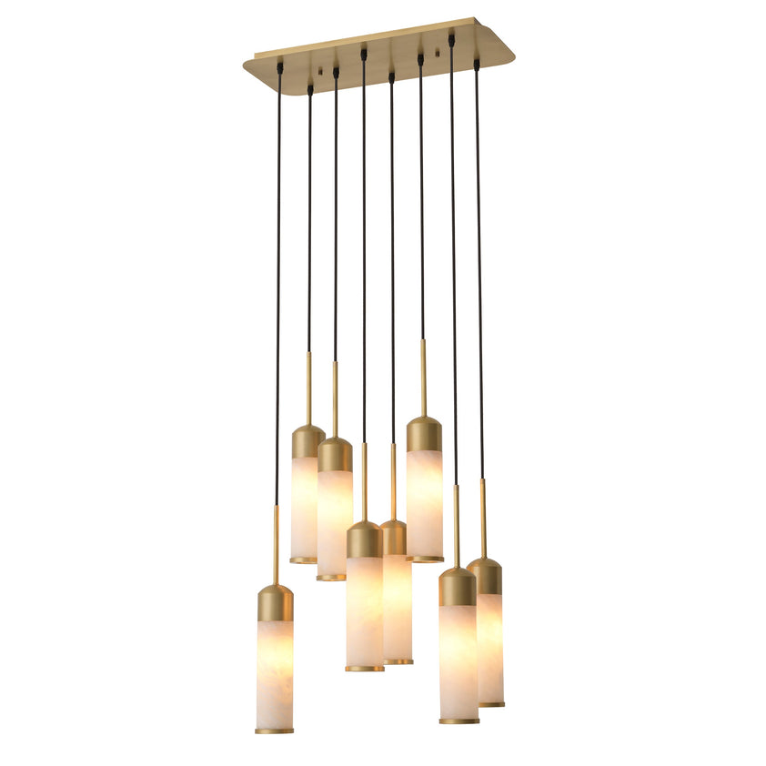 Chandelier Eos Antique Brass Finish UL