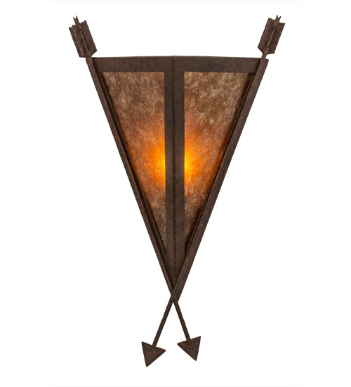 12"W Desert Arrow Wall Sconce