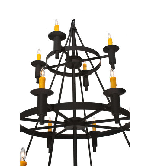 60"W Carella 20 Lt Three Tier Chandelier