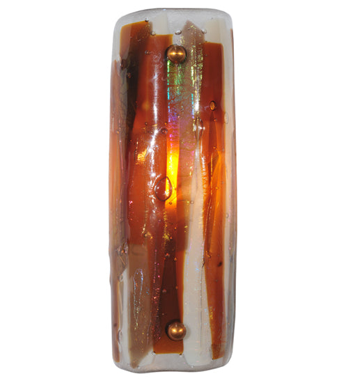 4"W Metro Fusion Marina Glass Wall Sconce