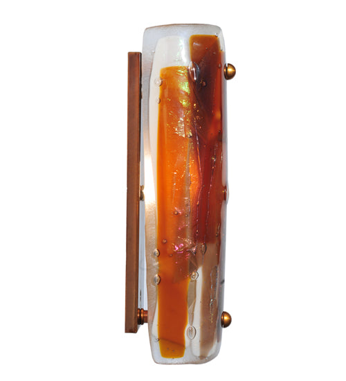 4"W Metro Fusion Marina Glass Wall Sconce