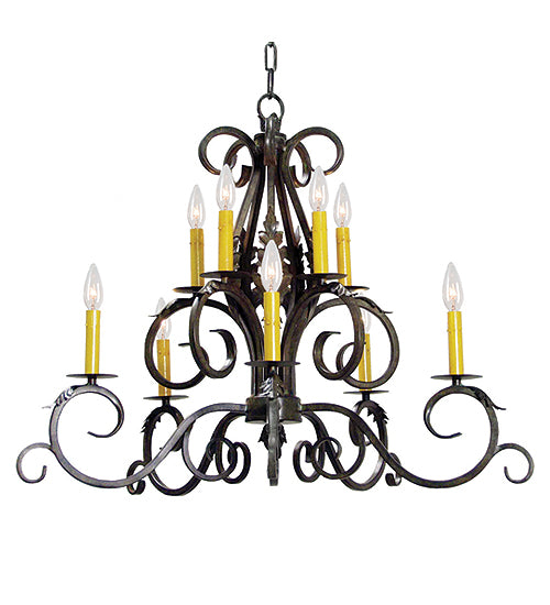 32" Wide Anassa 10 Light Chandelier