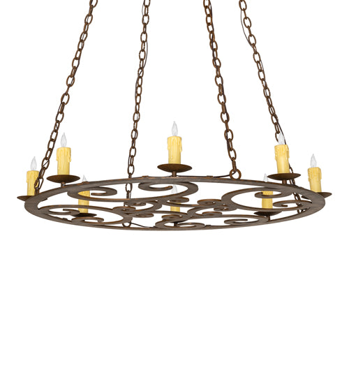 42" Wide Ashley 8 Light Chandelier