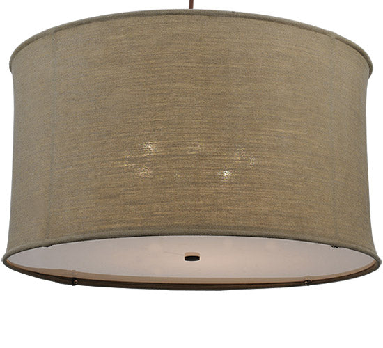 36.5"W Cilindro Textrene Pendant