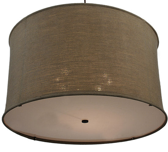 36.5"W Cilindro Textrene Pendant