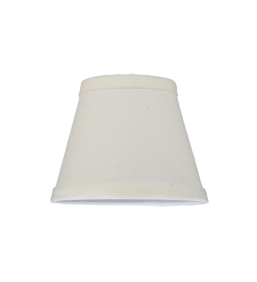 5.25"W X 4"H Natural Linen Fabric Shade