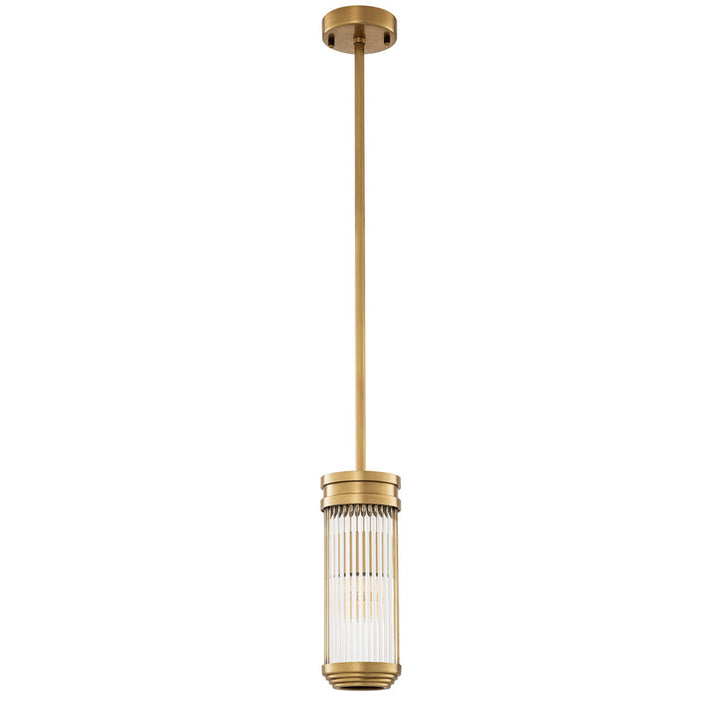 Pendant Rousseau S Antique Brass Finish UL