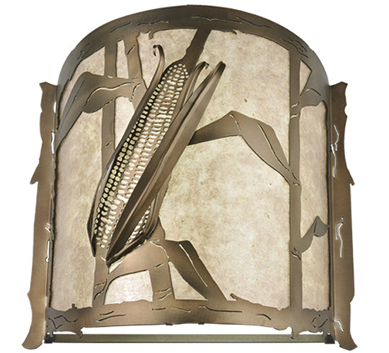 17" Wide Corn LED Wall Sconce