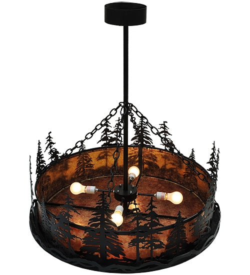 36"Wide Tall Pines Inverted Pendant