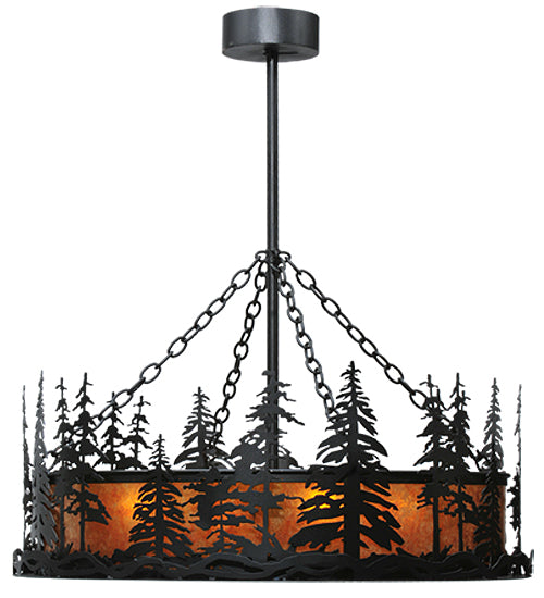 36"Wide Tall Pines Inverted Pendant