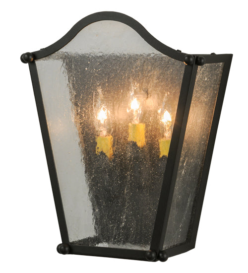 12" Wide Austin 3 Light Wall Sconce