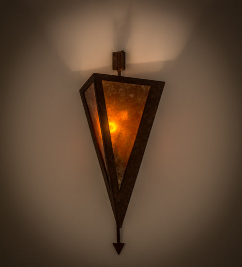 8"W Desert Arrow Wall Sconce