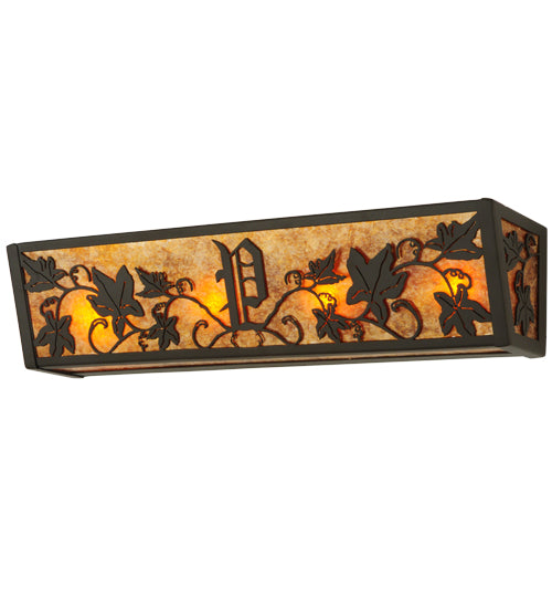 24"L Personalized Grapevine Vanity Light