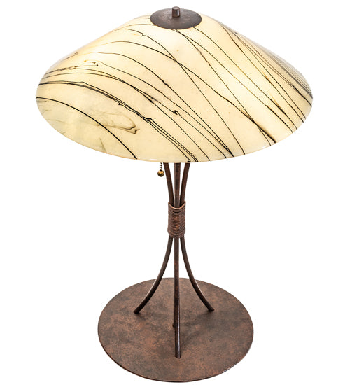 27" High Metro Fusion Branches Glass Table Lamp