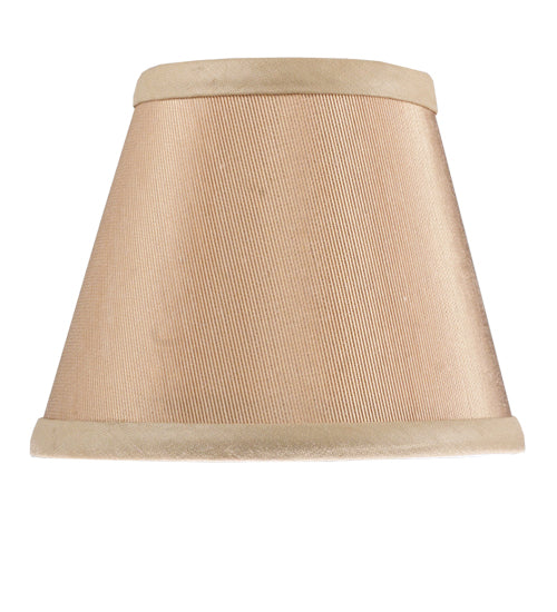 5"W X 4"H Faille Taupe Shade