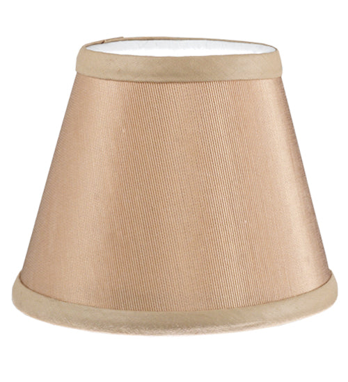 5"W X 4"H Faille Taupe Shade