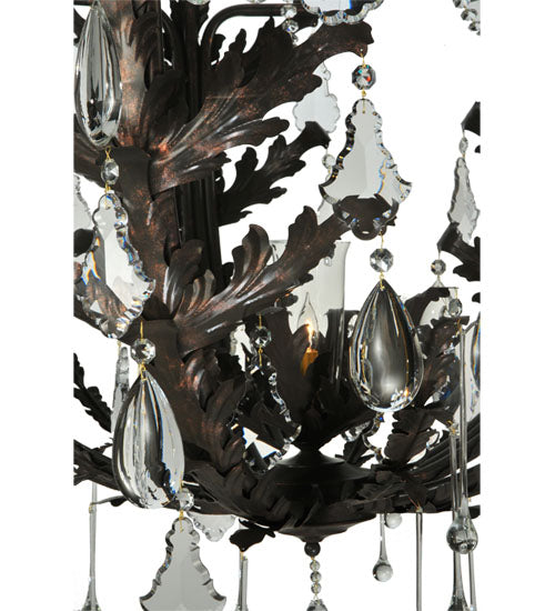 48"W French Baroque 16 Lt Chandelier