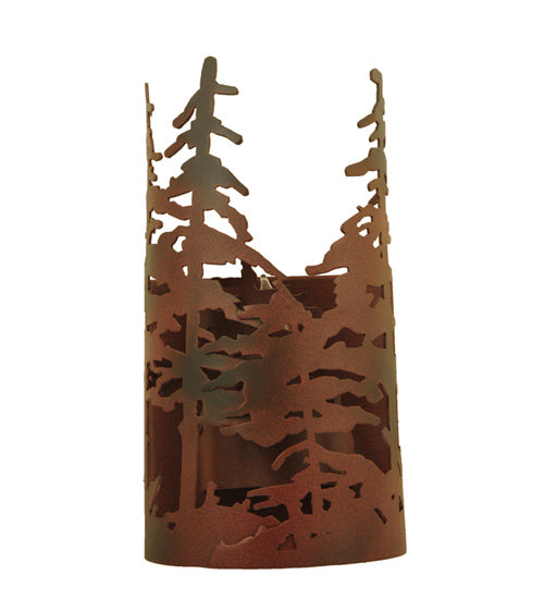 5.5" Wide Tall Pines Wall Sconce