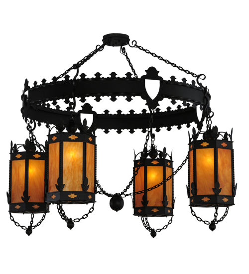 73"W Valhalla 4 Lt Chandelier