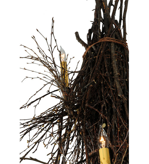 72" Wide Twigs 3 Tier Chandelier