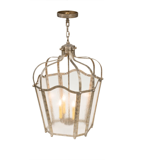 22"W Citadel 4 Light Pendant