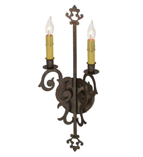 8"W Aneila 2 Lt Wall Sconce