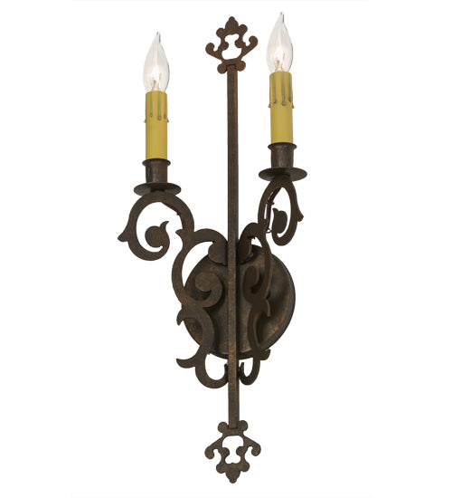 8"W Aneila 2 Lt Wall Sconce