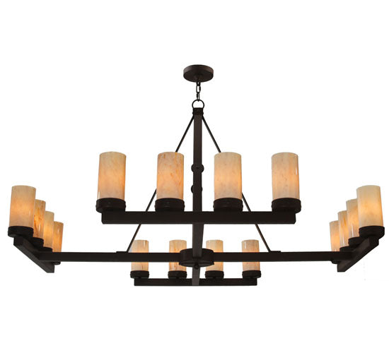 60"W Parker 16 Lt Chandelier