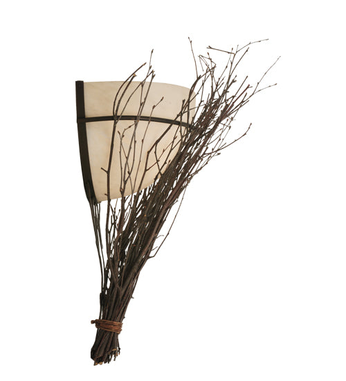 20" Wide Twigs Wall Sconce