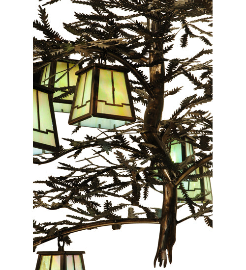 50" Wide Pine Branch Valley View 12 Light Chandelier