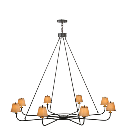 62"W Brach Ring 8 Lt Chandelier