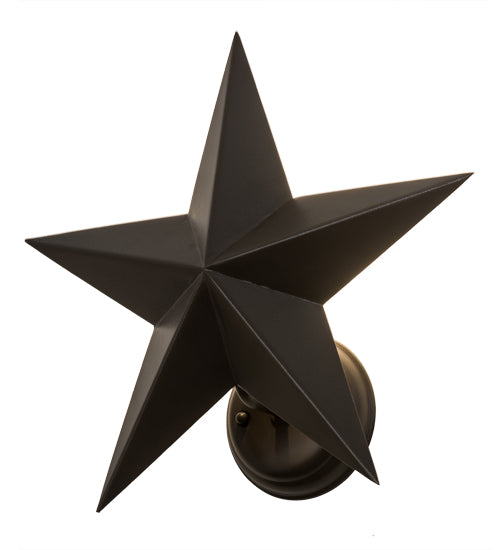 15" Wide Texas Star Wall Sconce