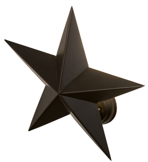 15" Wide Texas Star Wall Sconce