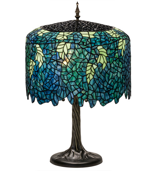 28" High Tiffany Wisteria Table Lamp