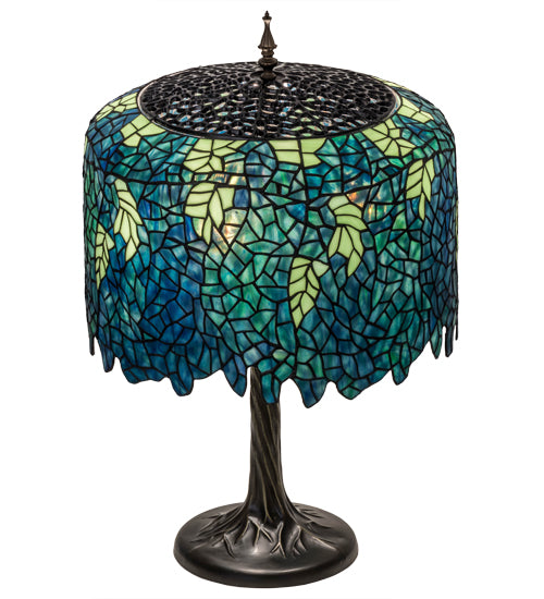 28" High Tiffany Wisteria Table Lamp