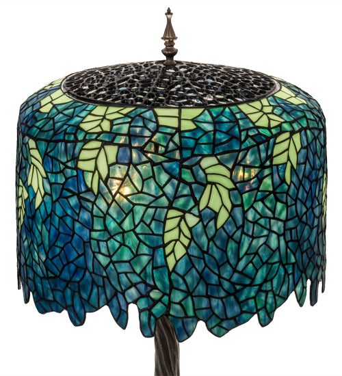 28" High Tiffany Wisteria Table Lamp