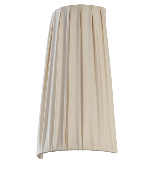 9" Wide Channell Tapered & Pleated Wall Sconce