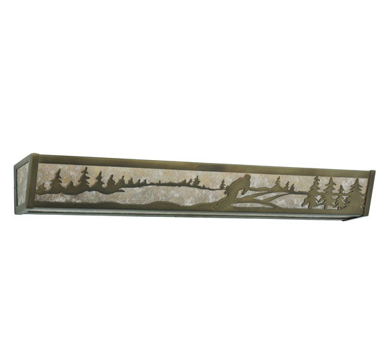 36"Wide Snowboarder Vanity Light