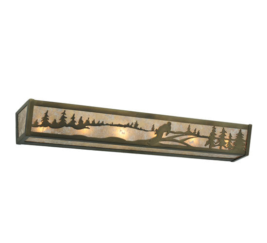 36"Wide Snowboarder Vanity Light