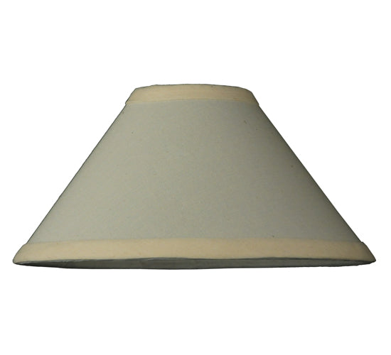 8"W X 4"H Natural Linen Tapered Shade