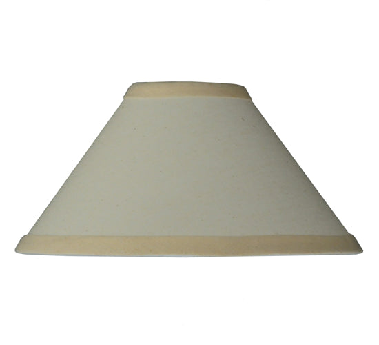 8"W X 4"H Natural Linen Tapered Shade