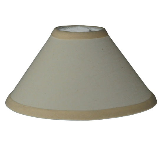 8"W X 4"H Natural Linen Tapered Shade