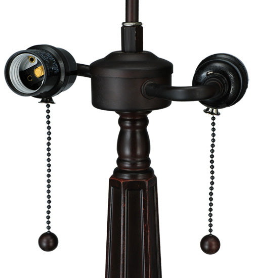 26"H Crosshairs Mission Table Lamp