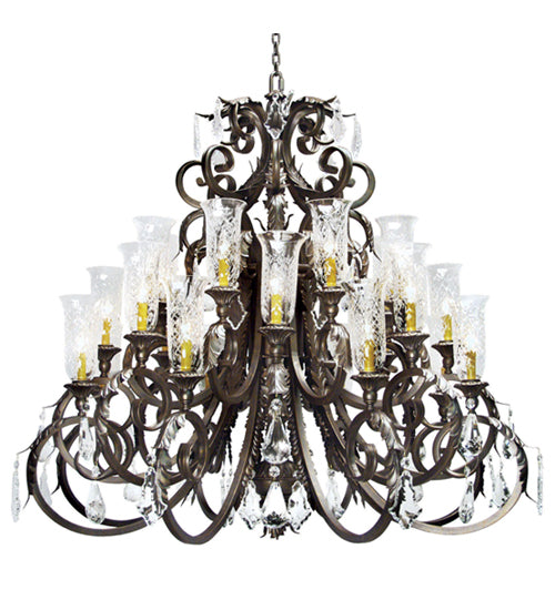 54" Wide Serratina Chandelier